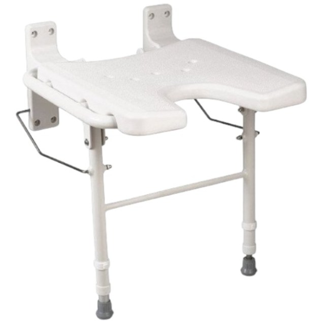 MSB792 SHOWER SEAT WITH LEGSU SHAPE WALL MOUNT-Photoroom